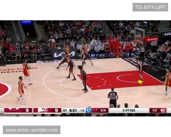 公牛团队执行挡拆策略达成高效进攻